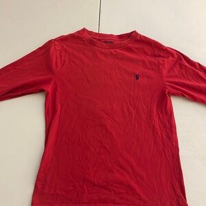 Red long sleeve shirt